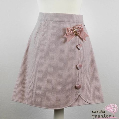 Liz Lisa | Ribbon Trapezoid Skirt | 107-4026-0 (pink) - sakura fashion® Lisa In Pink, Sakura Fashion, Pink Sakura, Feminine Skirt, Bow Brooch, Beautiful Skirt, Liz Lisa, Beautiful Skirts, Pink Skirt