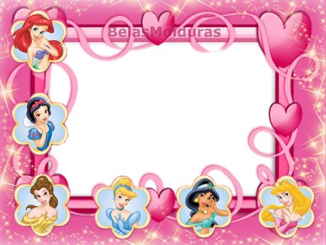 Disney Princess Printables, Princess Frame, Princess Birthday Decorations, Princess Png, Disney Frames, Princess Theme Birthday, Happy Birthday Princess, Princess Theme Birthday Party, Disney Princess Birthday