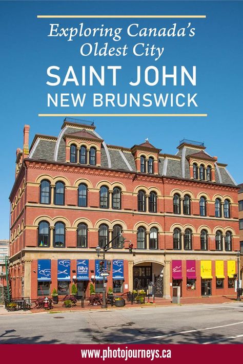 historic building in Saint John, New Brunswick St. John’s New Brunswick, St John New Brunswick Canada, Saint John New Brunswick Canada, St John Canada, St John New Brunswick, Prince Edward Island Travel, East Coast Vacation, Saint John New Brunswick, Canada Cruise