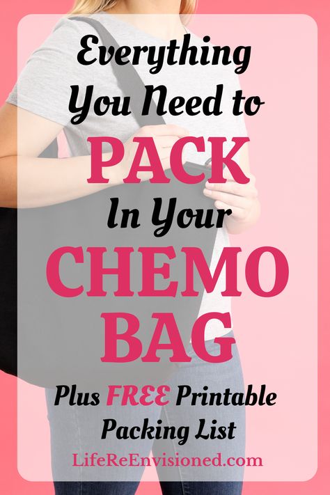 Chemo Bag, Free Printable Packing List, Chemo Care Package, Printable Packing List, Chemo Care, Packing List, Fat Loss, Free Printable