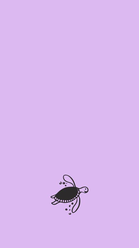 Purple Turtle Wallpaper, Underwater Turtle, Turtle Outline, Fav Wallpaper, Holiday Iphone Wallpaper, Turtle Wallpaper, White Background Wallpaper, Artistic Background, Purple Turtle