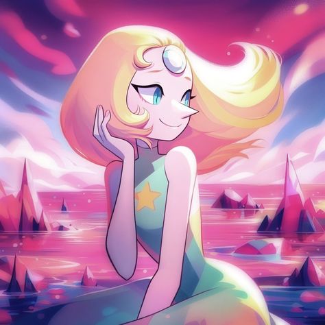 Pearl Su Fanart, Steven Universe Pearl Fanart, Pearl Steven Universe Fanart, Steven Universe Opal, Pearl Pfp, Pfp Green, Bisexual Jewelry, Steven Universe Steven, Pearl Fanart