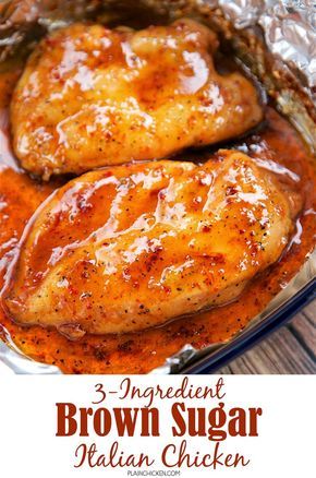 Brown Sugar Italian Chicken, Chicken Recipes Easy Quick, Brown Sugar Chicken, Italian Chicken Recipes, Italian Dressing Mix, Chicken Dishes Easy, Crock Pot Recipes, Crock Pot Chicken, Low Carb Diets