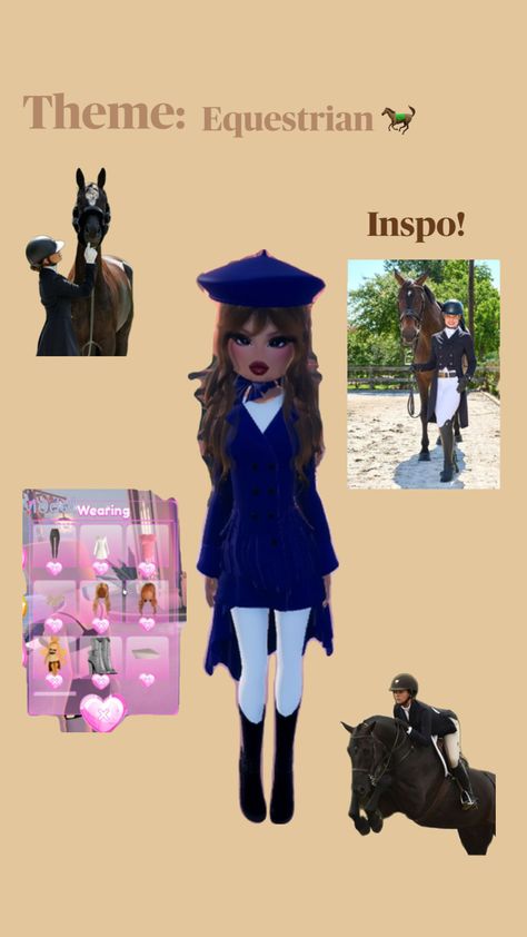 Dress to impress equestrian theme #dresstoimpress #dresstoimpressgame #equestriandresstoimpress #equestrian #outfits #dresstoimpressoutfits #dti #dtifits #dtihacks #roblox Equestrian Dress, Theme Dress, Equestrian Outfits, Equestrian, Dress To Impress, How To Wear