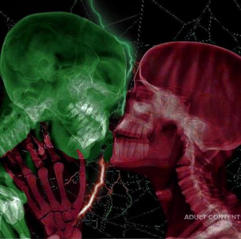 red skeleton and green skeleton aesthetic love dark grunge kissing Colourful Grunge Aesthetic, Red And Green Asthetics, Spotify Playlist Covers Aesthetic Dark Grunge, Purple Black Red Aesthetic, Green Blue And Red Aesthetic, Green Aesthetic Spotify Covers, Black Red Green Aesthetic, Red And Green Aesthetic Dark, Red And Green Wallpaper Aesthetic