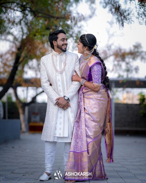 A beautiful bride on her most special day ✨❤️ #weddingglow Groom @_arun_r Bride @_str_craze_ Makeup Artist @vaishuzmakeover Decoration @babu_decorators_ Venue Suguna Mahal, Coimbatore . . For more details www.ashokarsh.com #coimbatoreweddingphotographer #coimbatorewedding #coimbatore #bride #weddingphotography #southindianbride #photography #india #weddingphotographers #southindianwedding #coimbatorephotographer #tamilwedding #photographers #of #canon #coimbatorephotographers #weddin... Engagement Look For Groom, Marathi Wedding Couple Poses, Marathi Wedding Look Couple, Maharashtrian Wedding Look For Couple, Maharashtrian Couple Wedding Look, Bridegroom Outfits, Maharashtra Wedding Couple Pose, Marathi Bride, Wedding Bangles