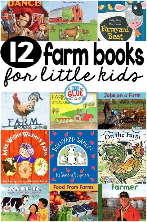 Here are my favorite farm books for preschool and kindergarten students. Books For Preschool, Books For Preschoolers, Farm Books, Farm Unit, Farm Preschool, Margaret Wise Brown, Farm Activities, Theme Days, Preschool Books