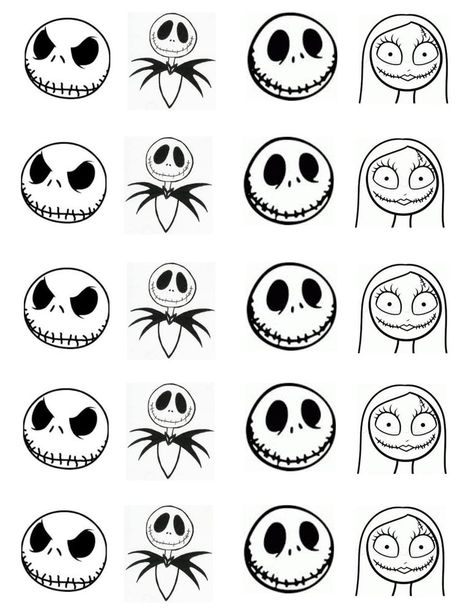 Face Nail Art, Nightmare Before Christmas Tree, Jack Y Sally, Nightmare Before Christmas Nails, Jack Nightmare Before Christmas, Jack Skellington Faces, Nightmare Before Christmas Drawings, Nightmare Before Christmas Ornaments, Nail Decals Diy