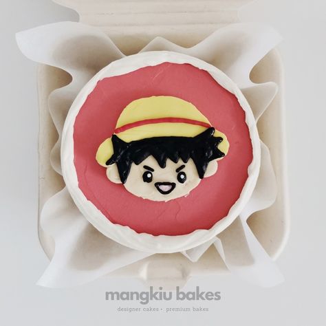 Kue One Piece, One Piece Bento Cake, Bento Cake Anime, Luffy Cake, One Piece Cake, Bento Cakes, Anime Cake, Cake Models, Bento Cake