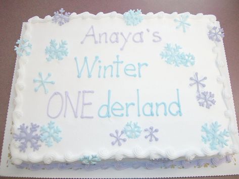 Winter One Derland, Snowflake Birthday Party, First Birthday Winter, Winter Wonderland Cake, Winter Onederland Birthday Party, Snowflake Cake, New Birthday Cake, Baby First Birthday Cake, Onederland Birthday Party