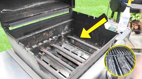 Cleaning Gas Grill, Cleaning Barbecue Grill, Clean Gas Grill, Cleaning Bbq Grill, How To Clean Bbq, Plastic Scraper, Propane Grill, Homemade Cleaning Solutions, Deep Cleaning Tips