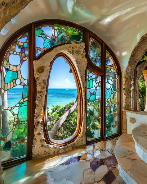 Fairytale Home in Tulum Jungle Tulum Mexico Architecture, Caribbean Homes Interiors, Fairytale Home, Tulum Jungle, Mexico Architecture, Lush Jungle, Fairytale Decor, Inspirational Digital Art, Caribbean Homes