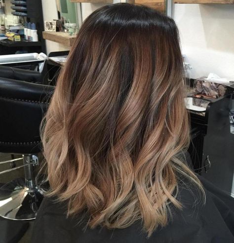 50 Greatest Balayage Hair Ideas for Your Next Salon Visit Balayage Long Hair, Balayage Hair Dark, Brown Hair Balayage, Long Dark Hair, Brown Balayage, Hair Shades, Brown Blonde Hair, Hair Color Balayage, Balayage Highlights