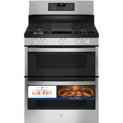 Double Oven Electric Range, Double Oven Gas Range, Double Oven Gas, Freestanding Double Oven, Gas Range Double Oven, Cleaning Oven Racks, Dishwasher Sizes, Gas Ranges, Convection Range