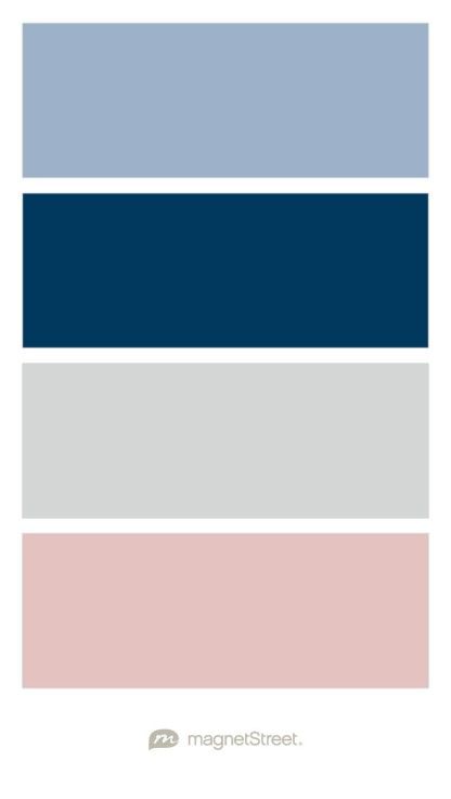 Navy Color Palette, Custom Refrigerator, Gold Color Palettes, Deco Studio, Deco Rose, Grey Color Palette, Color Palette Pink, Blue Colour Palette, Wedding Color Palette