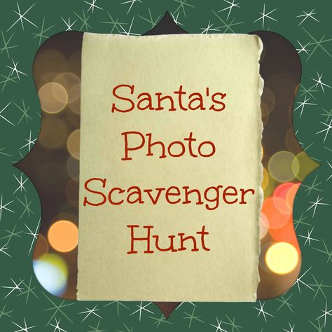 Christmas Photo Scavenger Hunt, 21st Birthday Checklist, Treasure Hunt Clues, Scavenger Hunt Clues, Christmas Scavenger Hunt, Photo Scavenger Hunt, Scavenger Hunt For Kids, Santa Photos, Board Game Geek