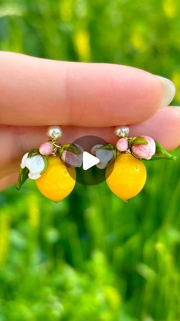 LuckyLapki on Instagram: "Add a squeeze of sunshine to your day with our delightful handcrafted glass lemon stud earrings!✨🍋

Each pair is made with love and sunshine, bringing a cheerful touch to your style. Treat yourself or someone special to this sunny accent—because everyone deserves a little joy in their life!💛

#lemon #earrings #artistsoninstagram #handmade #giftideas" Lemon Earrings, Instagram Add, Made With Love, Treat Yourself, With Love, Lemon, Stud Earrings, Glass, On Instagram