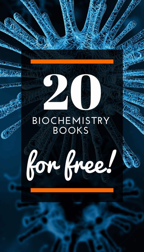 Looking for Biochemistry books to read for free? It's your lucky day! In this post we give you more than 20 books about Biochemistry that you can read completely free and download in PDF format! #infoboks #freebooks #pdfbooks #downloadbooks #Biochemistrybooks #Biochemistry How To Study Biochemistry, Medical Analysis, Biochemistry Major, Chemistry Book Pdf, Book Pdfs, Biology Books, Ako Kresliť, Biochemistry Notes, Clinical Chemistry