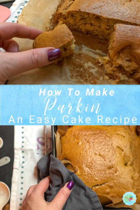 Ever wondered how to make parkin? This easy parkin recipe is an age-old recipe passed down through generations of the family, and one that Chris’s Grandma had down to a fine art. Parkin Cake Recipe, Parkin Recipes, Cake Base Recipe, Afternoon Tea At Home, Cake Recipe Easy, Easy Cakes To Make, Easy Cakes, Dessert Cake Recipes, Breakfast Cups