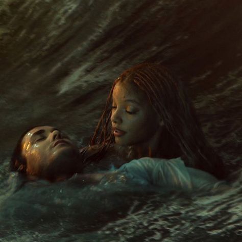 Eric And Ariel, Little Mermaid 2023, In The Ocean, Little Mermaid, The Little Mermaid, Ariel, The Ocean, Mermaid, Swimming