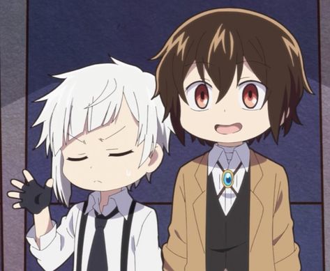 Atsushi And Dazai, Dazai And Atsushi, Dazai Atsushi, Bsd Wan, Best Duos, Dazai Osamu, Cute Easy Drawings, Stray Dogs Anime, Ship Art