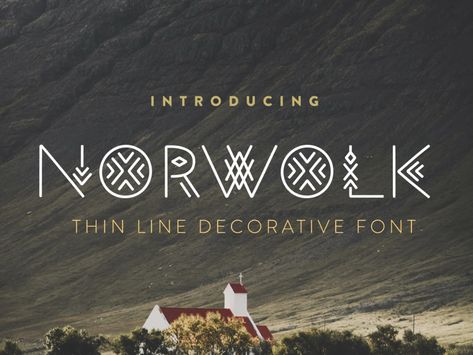 NORWOLK font family by Struvictory.art on Dribbble Illustrator Branding, Lettering Handwriting, Typeface Typography, Photography Sketch, Awesome Drawing, Christmas Color Palette, Geometric Font, Graphics Photography, Typography Calligraphy