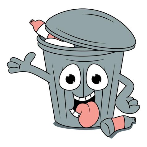 cute rubbish bin cartoon illustration Bin Illustration, Homeschool Preschool Activities, Rubbish Bin, Letter F, Homeschool Preschool, Cartoon Illustration, Preschool Activities, Vector Art, Preschool