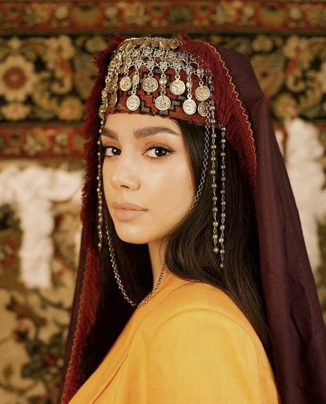 #armenianwoman Armenian Clothes, Armenian Models, Armenian Women, Women Culture, Armenian Aesthetic, Character Moodboard, Bohemian Headpiece, Armenian History, Armenian Culture