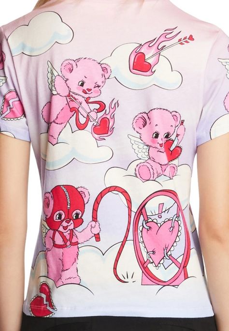 Valentines Day Outfits For Women, Valentines Day Outfits, Love Graphic, Sugar Thrillz, Heart Graphic, Day Outfits, Bear Graphic, Free Socks, Valentine's Day Outfit