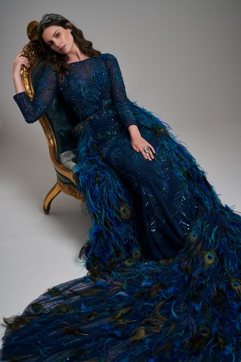 Eliza Jane, Peacock Tail, The Roaring Twenties, Peacock Dress, Fantasy Dresses, Fantasy Gowns, Roaring Twenties, Fantasy Dress, Peacock Feathers