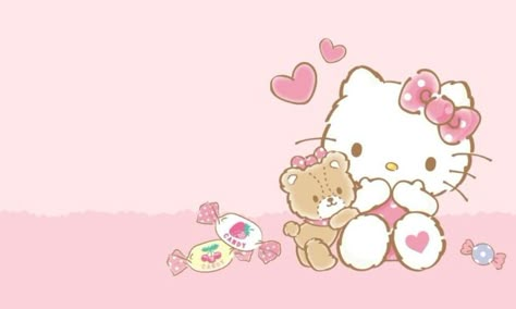 Kitty Wallpaper Aesthetic, Hello Kitty Wallpaper Aesthetic, Black Hello Kitty Wallpaper, Hello Kitty Beach, Black Hello Kitty, Helix Piercings, Pc Wallpapers, Cute Laptop Wallpaper, Cute Laptop