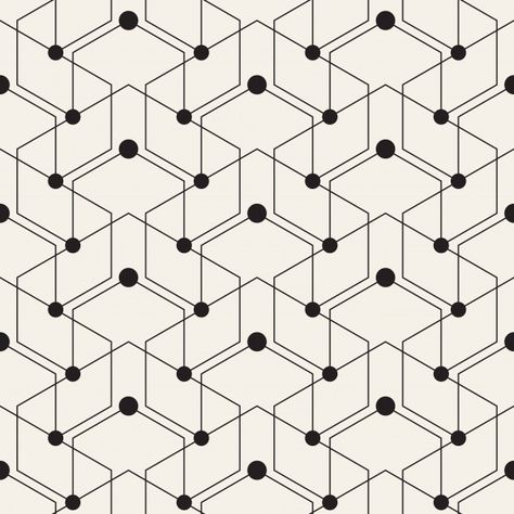 https://www.freepik.com/free-vector/geometric-pattern-with-lines-and-dots_1086722.htm Lines And Dots, Geometric Pattern Design, Stencil Pattern, Graphic Design Pattern, Honeycomb Pattern, Dots Design, Pattern Texture, Graphic Patterns, Geometric Art