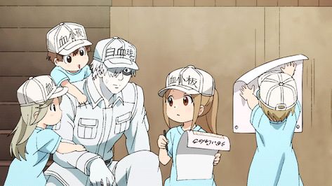 Cells At Work, Work Memes, All Anime, An Anime, Anime Films, Anime Shows, Anime Style, Anime Fanart, Anime Memes