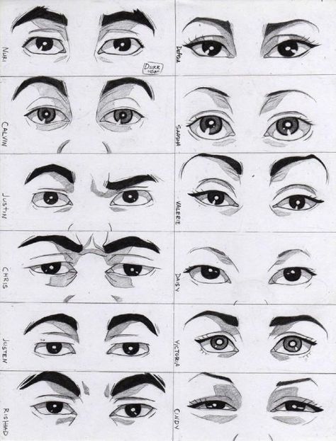 Mejrada blogspot: eyes Realistic Eye Drawing, Eye Expressions, Learn To Sketch, Drawing Ideas List, Eye Drawing Tutorials, Comic Book Art Style, Draw Eyes, Human Figure Drawing, Canvas Drawing