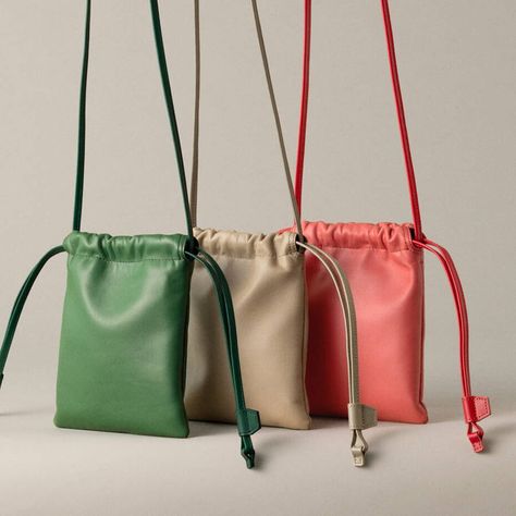 Introducing the new Lambskin Drawstring Pouch, hand crafted from butter-soft Spanish Entrefino lambskin leather. Designed for ease and elegance, this versatile style can be worn over the shoulder, or simply tuck the straps inside to carry as a pouch! Shop the Lambskin Drawstring Pouch in vibrant new summer colors, Ivory 🤍 Matcha 💚 and Coral 🩷 Which color do you have your eye on? ⁠ ⁠ #tsuchiyakaban #mytsuchiyakaban #lambskin #madeinjapan #quietluxury Apple Watch Leather, Billfold Wallet, Apple Watch Bands Leather, Drawstring Pouch, Zip Wallet, Summer Colors, Versatile Style, Long Wallet, Lambskin Leather