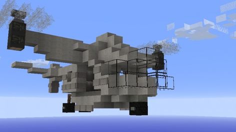 Fallout 4 Vertibird Minecraft Project Fallout Minecraft, Fallout Map, Minecraft Base, Minecraft City Buildings, Minecraft City, Minecraft Map, Minecraft Stuff, Minecraft Tutorial, Minecraft Builds