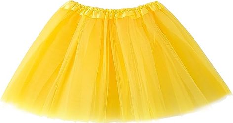 Amazon.com: Lanzom® Women's Classic Elastic 4-Layered Tulle Tutu Skirt Ballet Party Costume (Yellow) : Clothing, Shoes & Jewelry Yellow Clothing, Ballet Party, Minnie Mouse Costume, Red Fish Blue Fish, Mouse Costume, Tulle Tutu Skirt, Tulle Tutu, Tutu Skirt, Costume Party