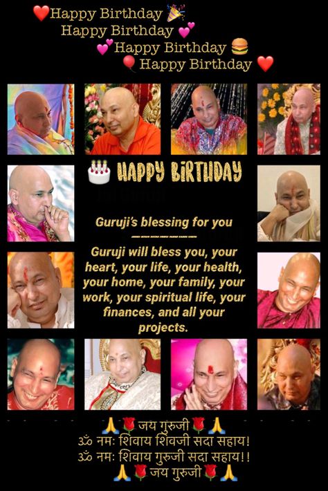 Happy Birthday Guruji, Guruji Bade Mandir, Jai Guruji, Om Namah Shivay, Guru Pics, Radha Krishna Pictures, Krishna Quotes, Krishna Pictures, Spiritual Life