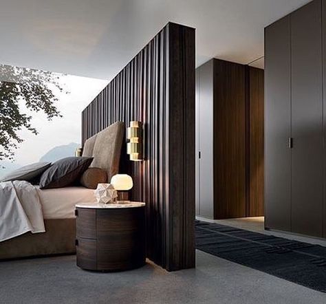 Perfect bedroom space planning... #modern_interiordesign Bedroom Space Planning, Luxury Bedroom Design, Luxury Bedroom Master, 아파트 인테리어, غرفة ملابس, Bedroom Space, Perfect Bedroom, Interior Design Architecture, Elegant Bedroom