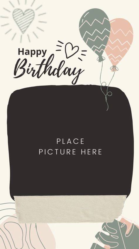 Instagram Birthday Post, Instagram Story Birthday, Heart Aesthetics, Birthday Party Pictures, Happy Birthday Icons, Happy Birthday Clip Art, Birthday Posters, Birthday Icon, Birthday Captions Instagram