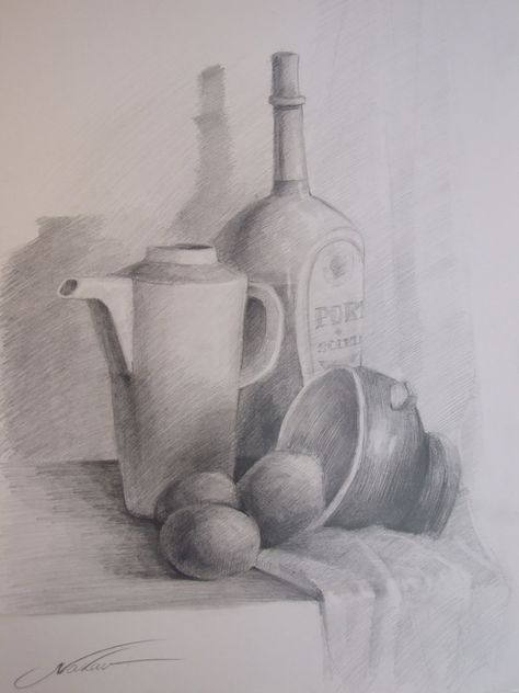 Mrtva Priroda Crtezi Olovkom, Drawing Ideas Nature, Sketch Nature, Pencil Drawing Inspiration, Drawing Basics, Still Life Drawing, Nature Collection, Color Pencil Drawing, Life Drawing