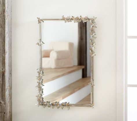 Monique Lhuillier Butterfly Rectangle Kids Mirror | Pottery Barn Kids Nursery Mirrors, Diy Mirror Design, Pottery Barn Nursery, Shop Pottery, Kids Mirror, Nursery Mirror, Mirrors Small, Mirror Pottery, Mirror Decor Ideas