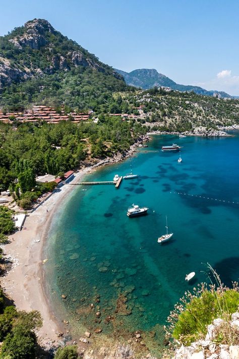 Marmaris Beach, Turkey Beach, Turkey Tourism, Marmaris Turkey, Visit Turkey, Istanbul City, Sun Is Shining, Marmaris, Beach Tops