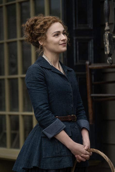 Torrhen Stark, Brianna Mackenzie, Poldark Costumes, Outlander Brianna, Outlander Season 7, Brianna Fraser, Outlander Style, Sophie Skelton, Lily Evans Potter