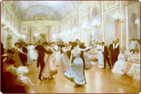 19th century Jean Beraud, Noblesse Oblige, Coming Out Party, Paris Opera House, Progressive Era, Victorian Life, The Age Of Innocence, Social Dance, King John