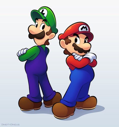 Luigi Costume, Mario Funny, Mario Y Luigi, Mario Fan Art, Super Mario And Luigi, Mario Luigi, Mario Games, Doodles Drawings, Nintendo Characters