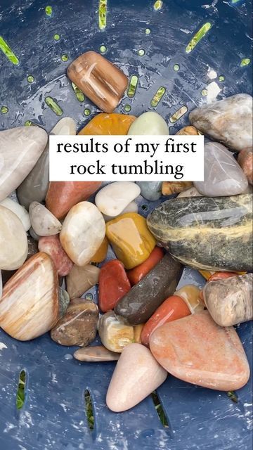 Miranda-Ann Grant on Instagram: "rock tumbling results! some of these will be used for products or added to my crystal confetti 💗 link in bio to support my small business ~ #crystals #rocktumbling #rockhound #minerals #crystalbusiness #instagood #reels #rocks #witch #greenwitch #geology" Support My Small Business, Rock Tumbling, Crystal Confetti, Green Witch, Rock Hounding, Gem Stones, Tumbling, Geology, Confetti