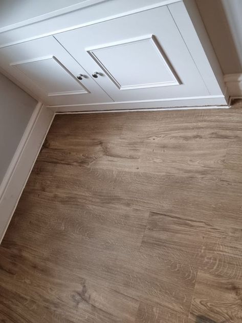 Amtico Spacia Featured Oak installation Amtico Spacia, Room Extensions, New Builds, Hardwood Floors, Tile Floor, Dining Room, Flooring, Building