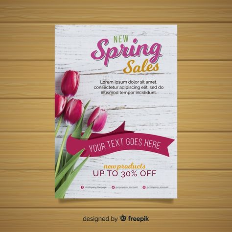 Spring Sale Poster, Flyer Poster, Spring Sale, Sale Poster, Graphic Resources, Bouquets, Poster Design, Vector Free, Book Cover