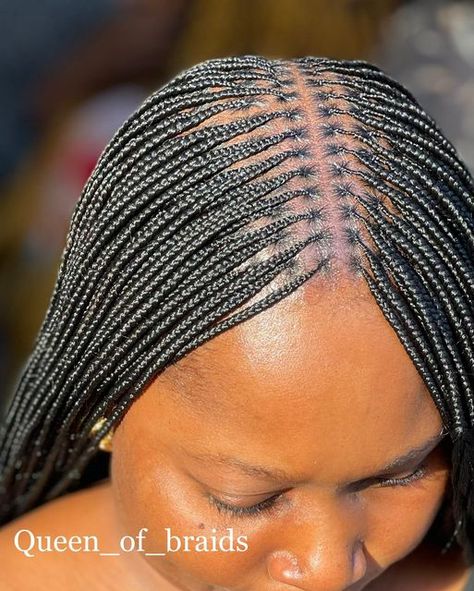 Small Knotless Box Braids With Human Hair, Tiny Knotless Box Braids With Curls, Small Ghana Weaving Hairstyles, Tiny Knotless Braids With Curls, Very Small Knotless Braids, Small Knowles Braids, Knotless Micro Braids With Human Hair, Small Knotless Braids Short With Beads, Tiny Weaving Hairstyles All Back